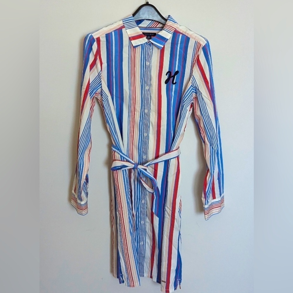 NWOT Tommy Hilfiger Striped Button Down Dress size S